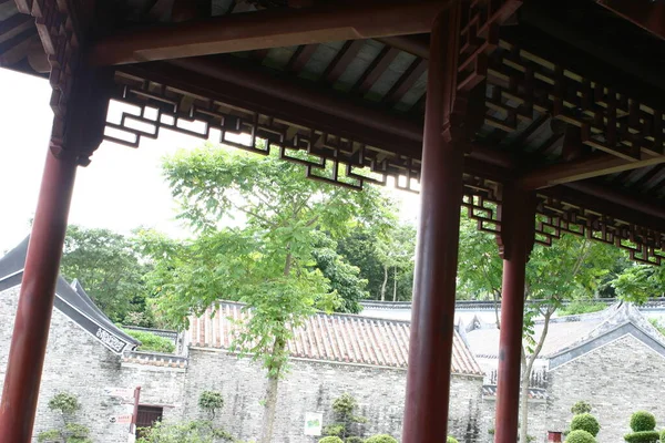 Храм Пагоди Коулун Walled City Park Hong Kong — стокове фото