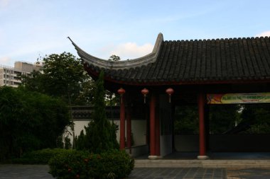 Pagoda Tapınağı Kowloon Duvarlı Şehir Parkı Hong Kong