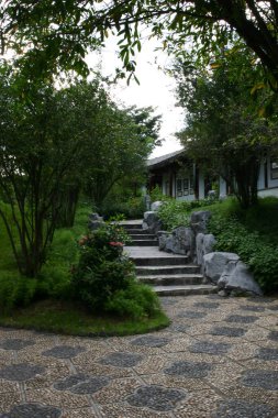 29 Haziran 2004 Kowloon Duvarlı Şehir Parkı Hong Kong, Çin.