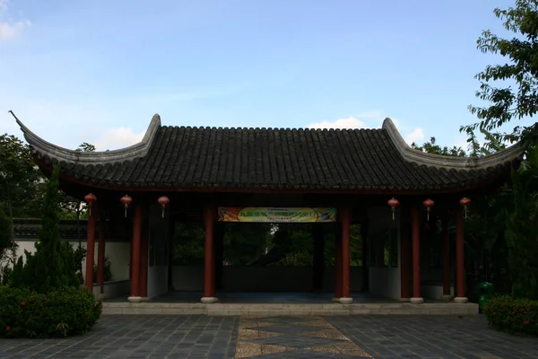 香港九龙寨城公园宝塔寺 — 图库照片