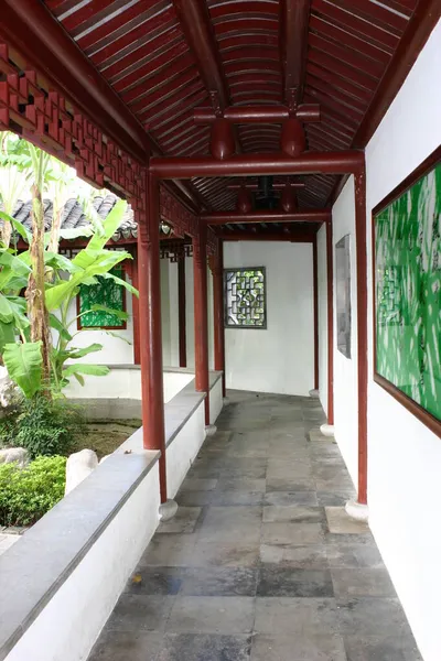 Chinese Veranda Het Kowloon Ommuurde Stadspark — Stockfoto