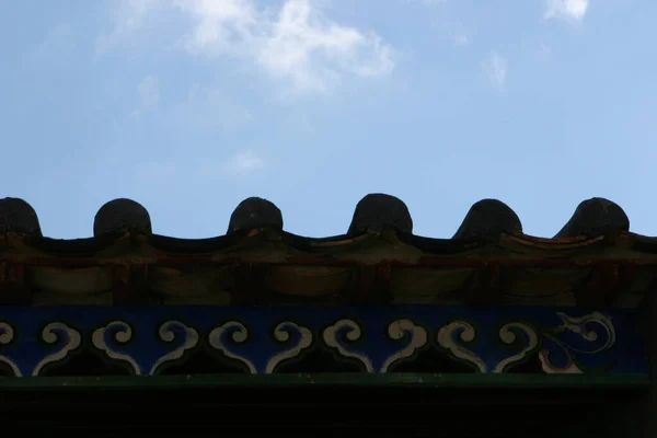 Junho 2004 Beirados Chineses Templo Beirados Canto Edifícios Antigos — Fotografia de Stock