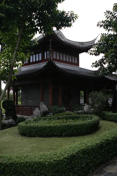 Pavilhão Chinês Parque Cidade Murada Kowloon — Fotografia de Stock