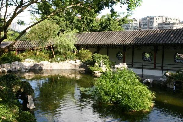 Китайский Сад Городской Парк Коулун Гонконг — стоковое фото