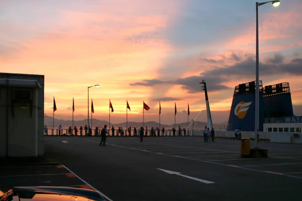 September 2004 Ausblick Und Parkplatz Bei Tst — Stockfoto