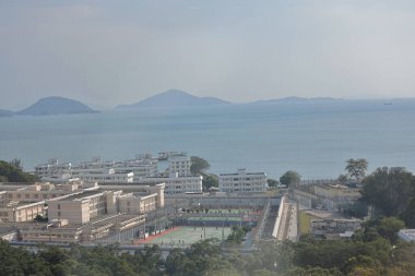 24 Ekim 2021 Shek Pik Cezaevi, Hong Kong.