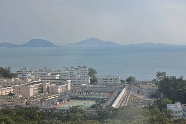 Oct 2021 Exterior Prisión Shek Pik Hong Kong —  Fotos de Stock