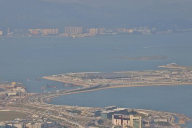 24 Ekim 2021 Hong Kong Sınır Kapısı Tesisleri manzarası