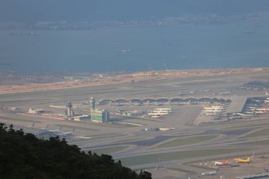 24 Ekim 2021 Hong Kong Uluslararası Havaalanı, Chek Lap Kok 