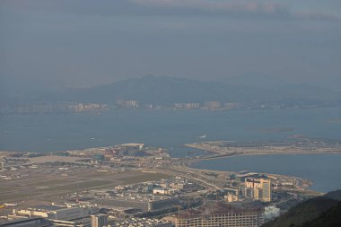 24 Ekim 2021 Uluslararası havalimanı Lantau Adası, Hong Kong 