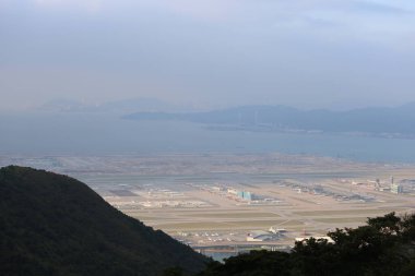 24 Ekim 2021 Hong Kong Uluslararası Havaalanı, Chek Lap Kok 