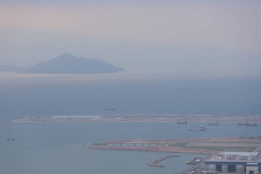 24 Ekim 2021 Hong Kong Uluslararası Havaalanı 'nda yapım aşamasında.