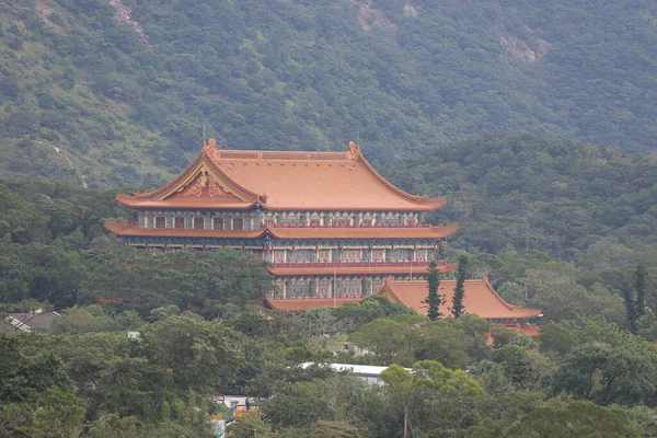 Oct 2021ポー林修道院仏教の修道院は Ngong Pingに位置しています — ストック写真