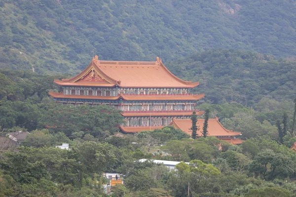 Ott 2021 Monastero Lin Monastero Buddista Situato Ngong Ping — Foto Stock