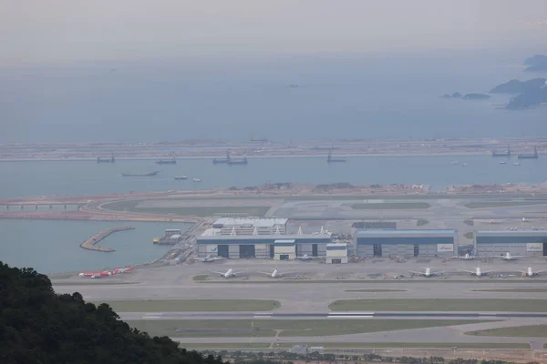 Октября 2021 Авиационная Инженерия Сарай Международном Аэропорту Гонконга — стоковое фото