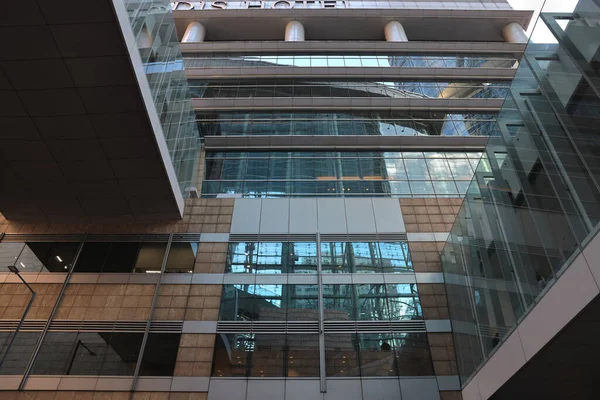 Ekim 2021 Mong Kok Bölgesi Hong Kong Daki Ofis Binası — Stok fotoğraf