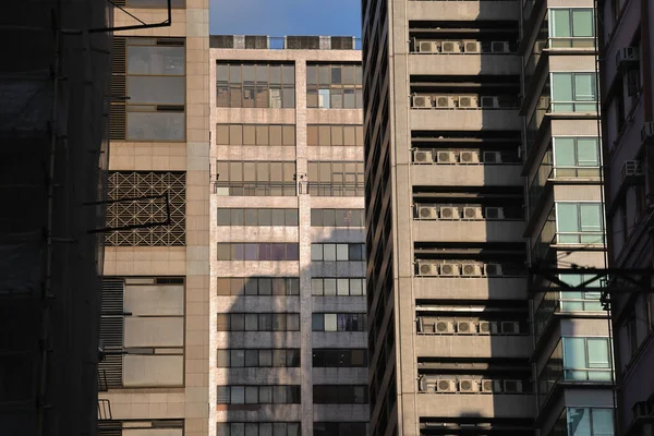 Oct 2021 Edificios Residenciales Alta Densidad Mercados Locales Mong Kok — Foto de Stock