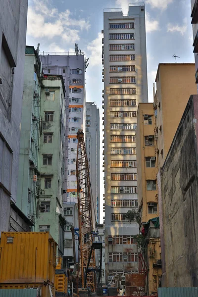 Старая Улица Рекламным Щитом Монг Кока — стоковое фото