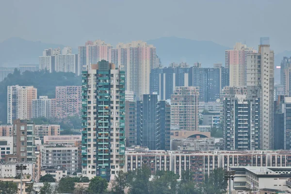 Οκτ 2021 Άποψη Των Κτιρίων Στη Χερσόνησο Kowloon — Φωτογραφία Αρχείου