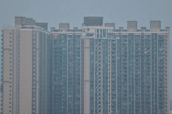 Out 2021 Vista Dos Edifícios Península Kowloon — Fotografia de Stock