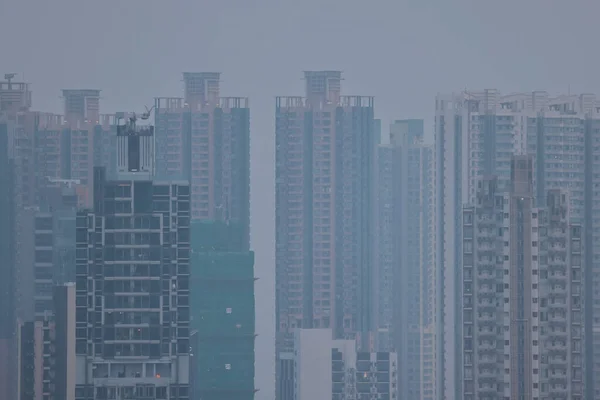 Oktober 2021 Blick Auf Die Gebäude Auf Der Halbinsel Kowloon — Stockfoto