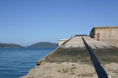 Kayalık bir sahil manzarası, sai kung, hk
