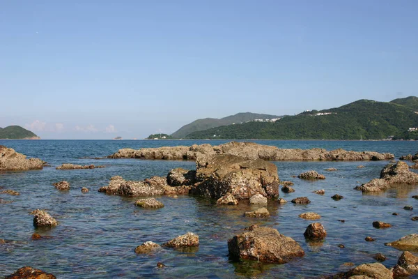 Μια Όμορφη Θέα Μιας Βραχώδους Ακτής Sai Kung — Φωτογραφία Αρχείου