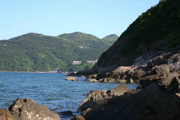 Port Shelter Sun Rasie Hongkong — Stockfoto