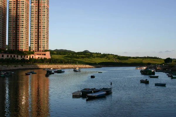 2004年7月13日チウケン桟橋香港の風景 — ストック写真