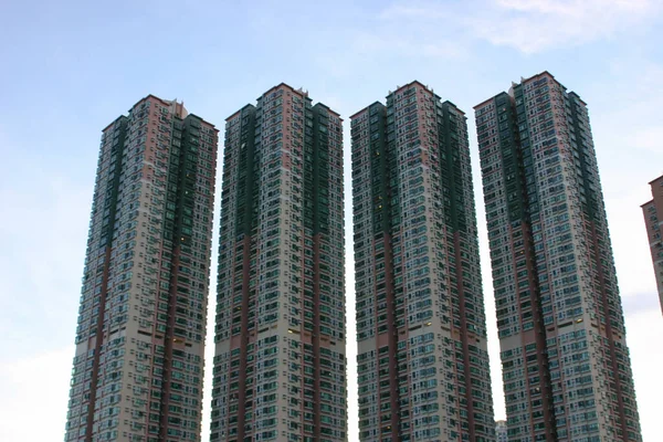 July 2004 Real Estate Modern Condominium Tseung Kwan — Stock Photo, Image