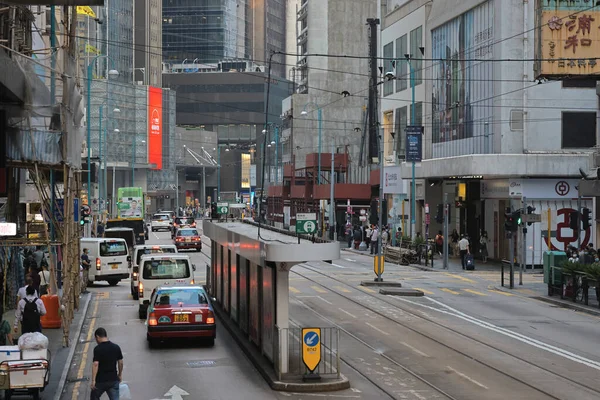 Nov 2021 Straßenbahn Blick Von Sheung Wan Die Innenstadt — Stockfoto