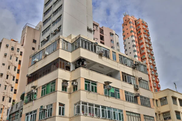 Juli 2021 Appartementengebouwen Woonwijk Kwa Wan — Stockfoto