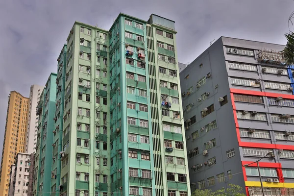 Julio 2021 Viejo Apartamento Bajo Kwa Wan — Foto de Stock