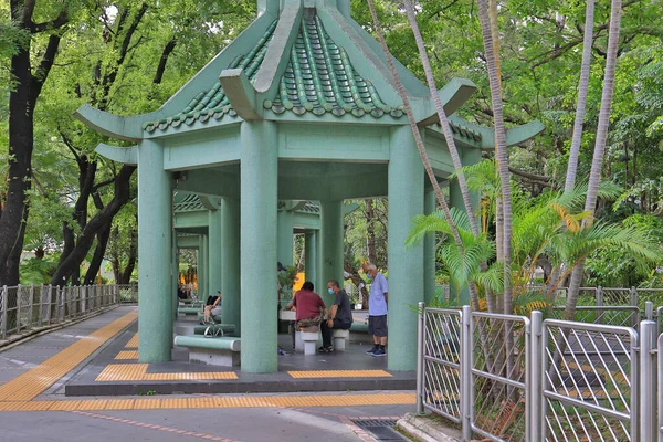 Temmuz 2021 Sham Shui Park Taki Pavilion — Stok fotoğraf