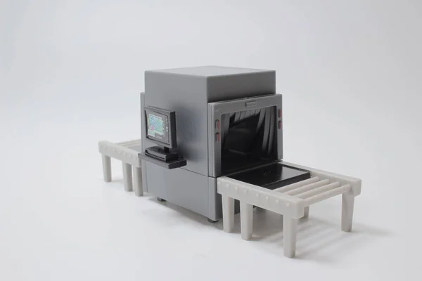 Scale Model Airport Security Checkpoint — Stock Photo, Image