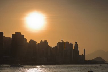 13 Kasım 2021 Orta ve Batı Bölgesi, Hong Kong 'un batısı. 