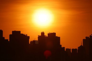 13 Kasım 2021 Orta ve Batı Bölgesi, Hong Kong 'un batısı. 