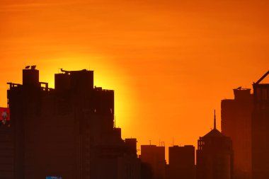 13 Kasım 2021 Orta ve Batı Bölgesi, Hong Kong 'un batısı. 