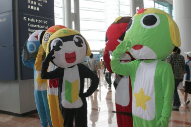 31 Temmuz 2005 Comic Party 'deki güzel Cosplayer,