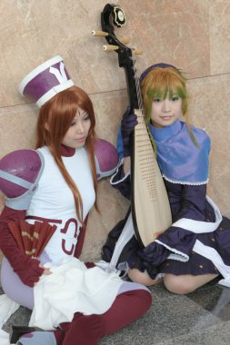 31 Temmuz 2005 Comic Party 'deki güzel Cosplayer,