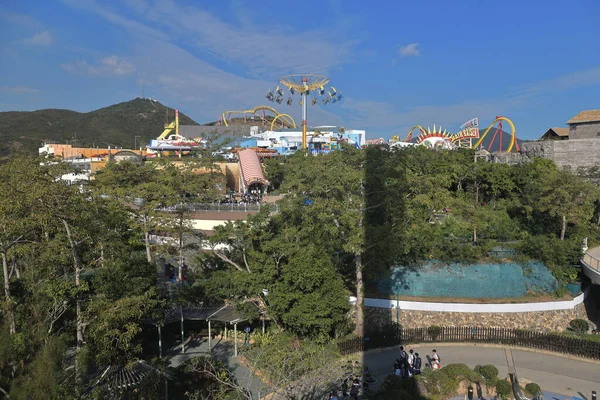 Nov 2021 Ocean Park Tower Marine Park Výhledem Jihočínské Moře — Stock fotografie