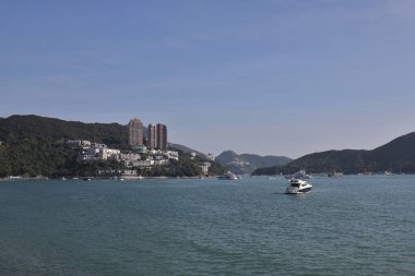 27 Kasım 2021 Orta Adalar Deniz kenarında Derin Su Koyu Hong Kong