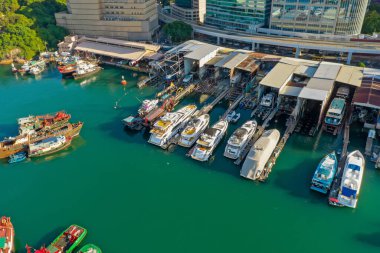 1 Aralık 2021 Hong Kong tersanesi Shau Kei Wan, Hong Kon