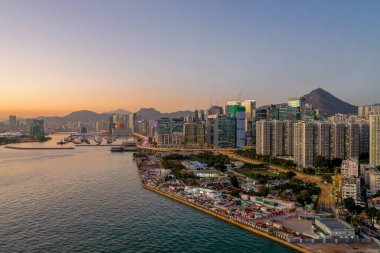 1 Aralık 2021 Kwun Tong Tsai Körfezi, Kowloon Hong Kong