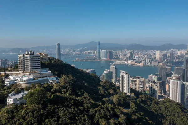 Dezember 2021 Der Blick Auf Den Hongkong Wan Chai Gap — Stockfoto