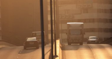 20 Kasım 2021 'de Wong Chuk Hang Yolu' ndaki üstgeçit.