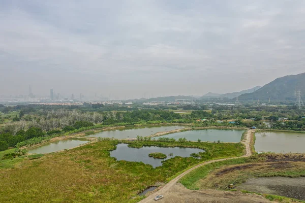 Δεκ 2021 Όμορφο Φυσικό Τοπίο Γυρίστηκε Από Drone Στο Βιετνάμ — Φωτογραφία Αρχείου