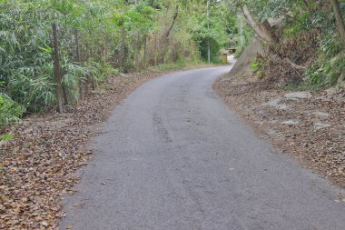 17 Aralık 2021 Kırsal köy, Hong Kong 'da