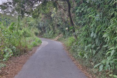 17 Aralık 2021 Kırsal köy, Hong Kong 'da