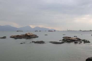 17 Aralık 2021 Kadoorie Plajı Tuen Mun, Hong Kong